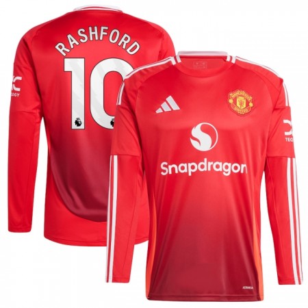 Manchester United Rashford 10 Domácí 2024-25 - Fotbalové Dresy (L/S) Manchester United Rashford 10 Domácí 2024-25 - Fotbalové Dresy (L/S)